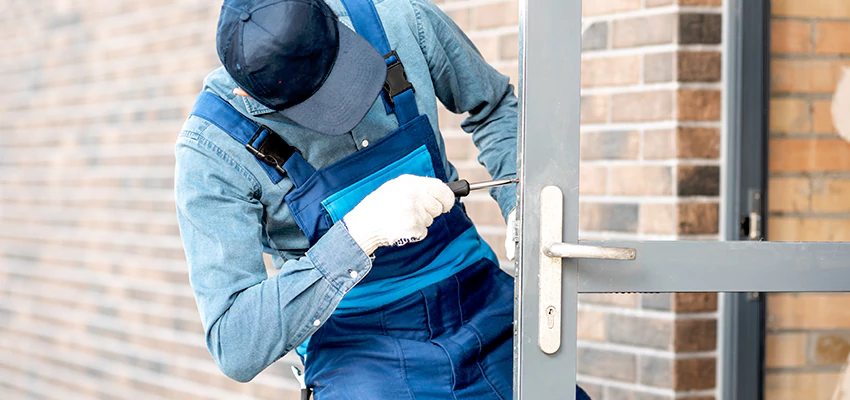 Pivot Storefront Door Locks Installation in Laguna Beach, California